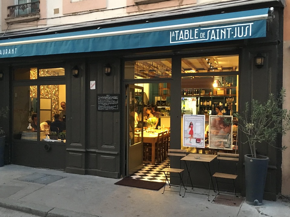 Restaurant la table de Saint just à Lyon