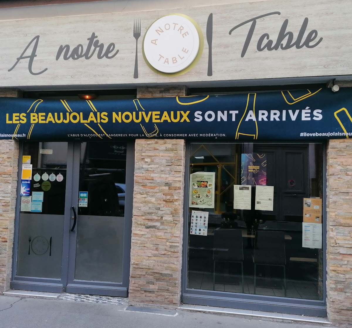 Restaurant A Notre Table à Lyon