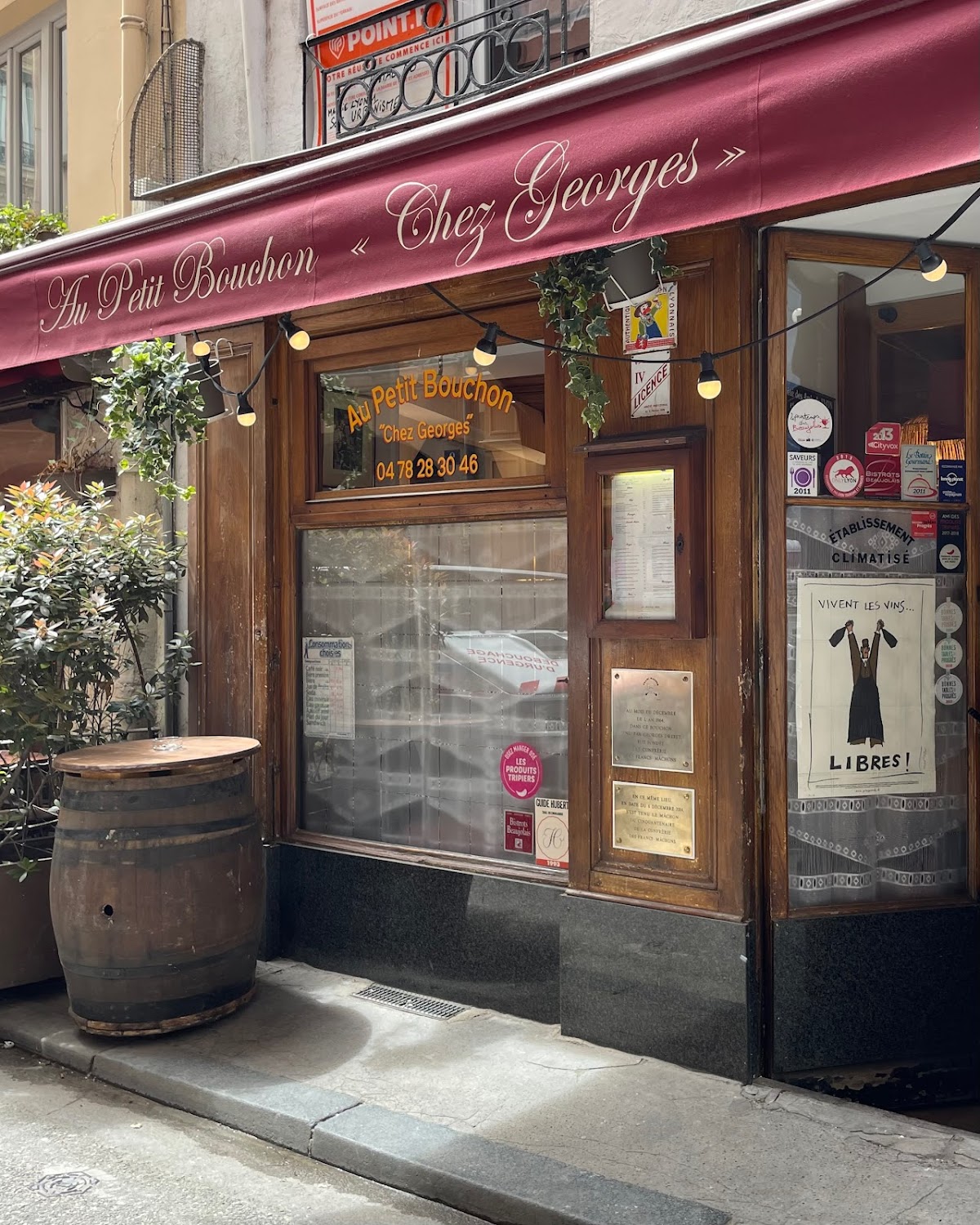 Restaurant Au Petit Bouchon Chez Georges à Lyon