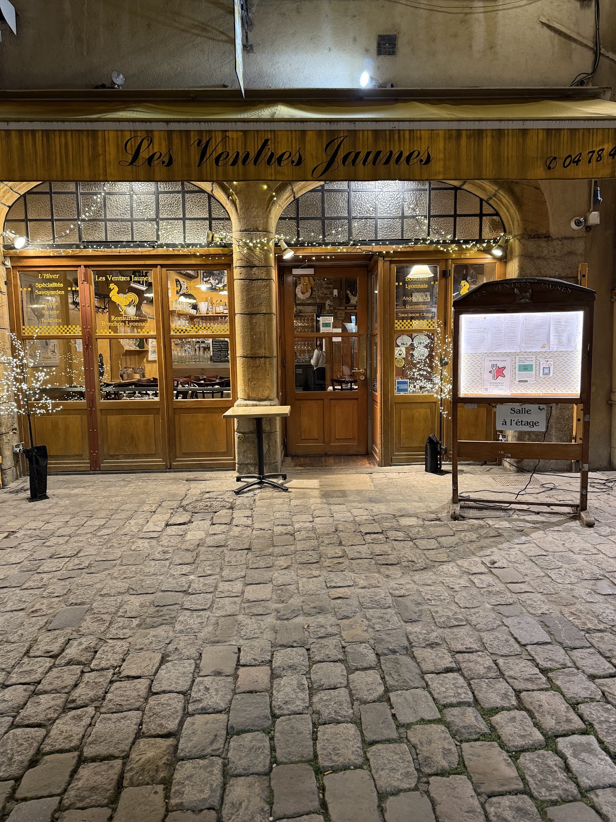 Restaurant Les Ventres Jaunes à Lyon