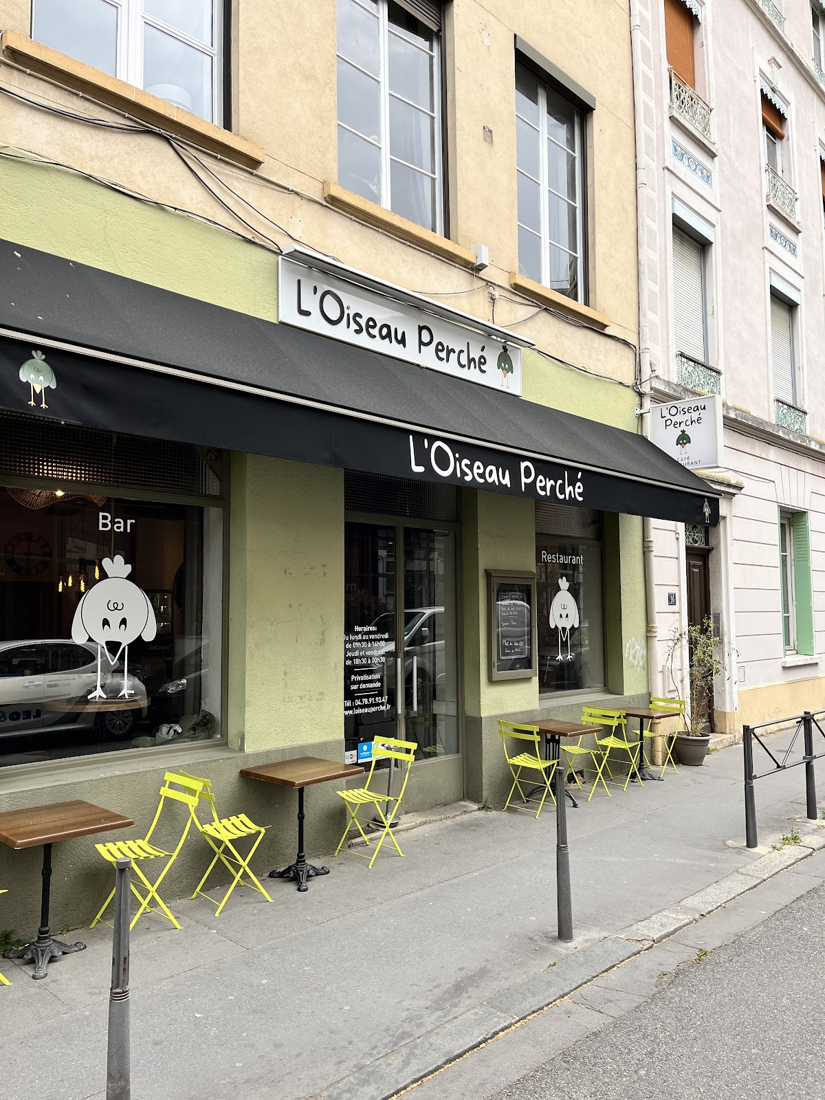 Restaurant L'Oiseau Perché à Lyon