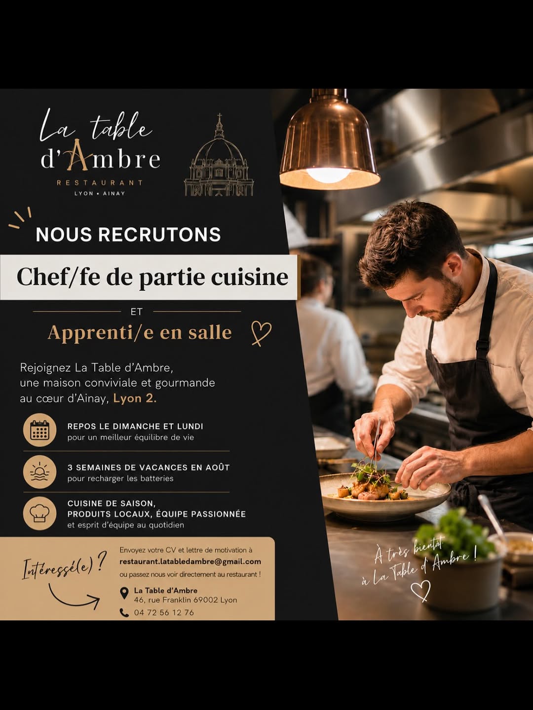 La Table d’Ambre sur Instagram