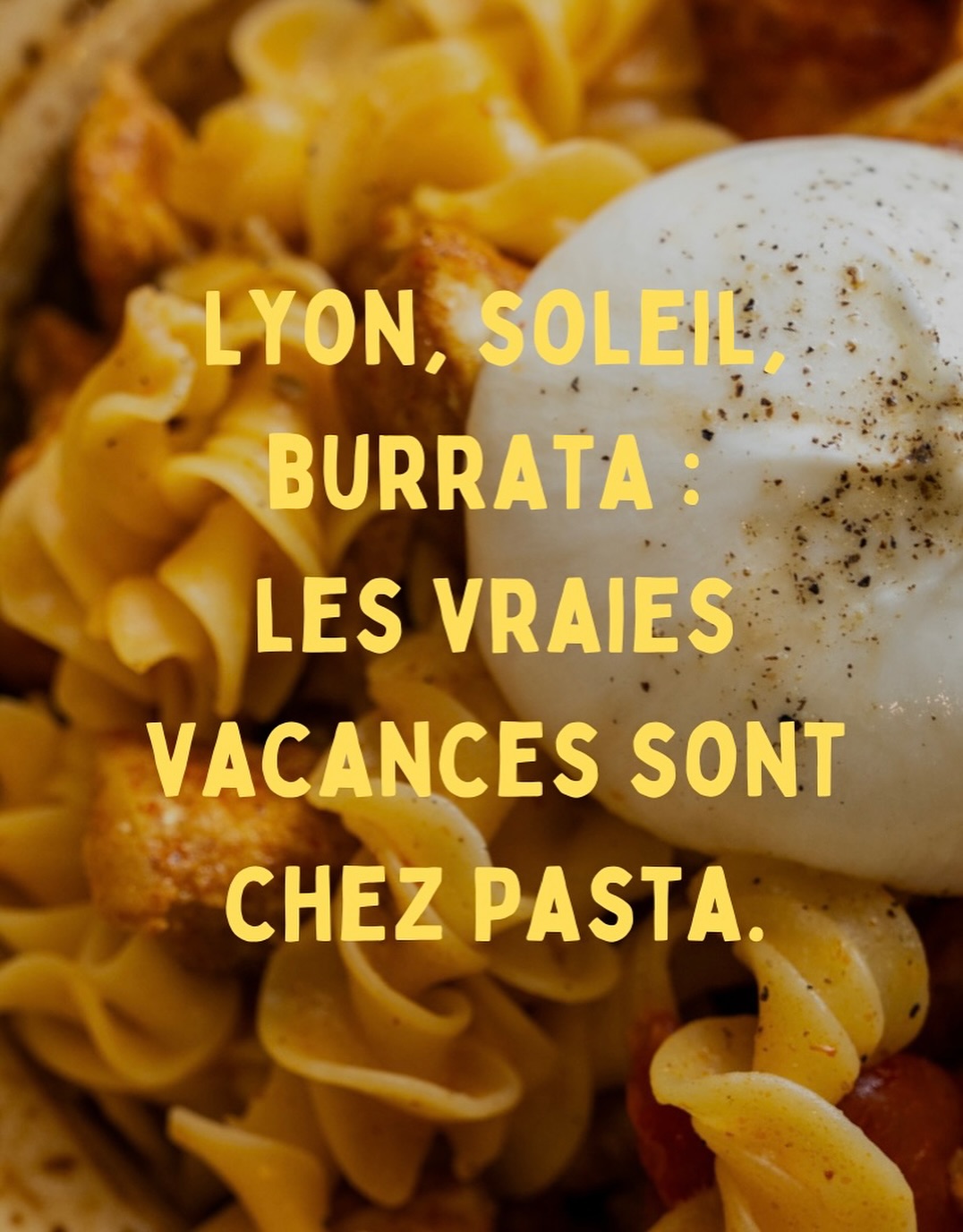 Pasta! sur Instagram