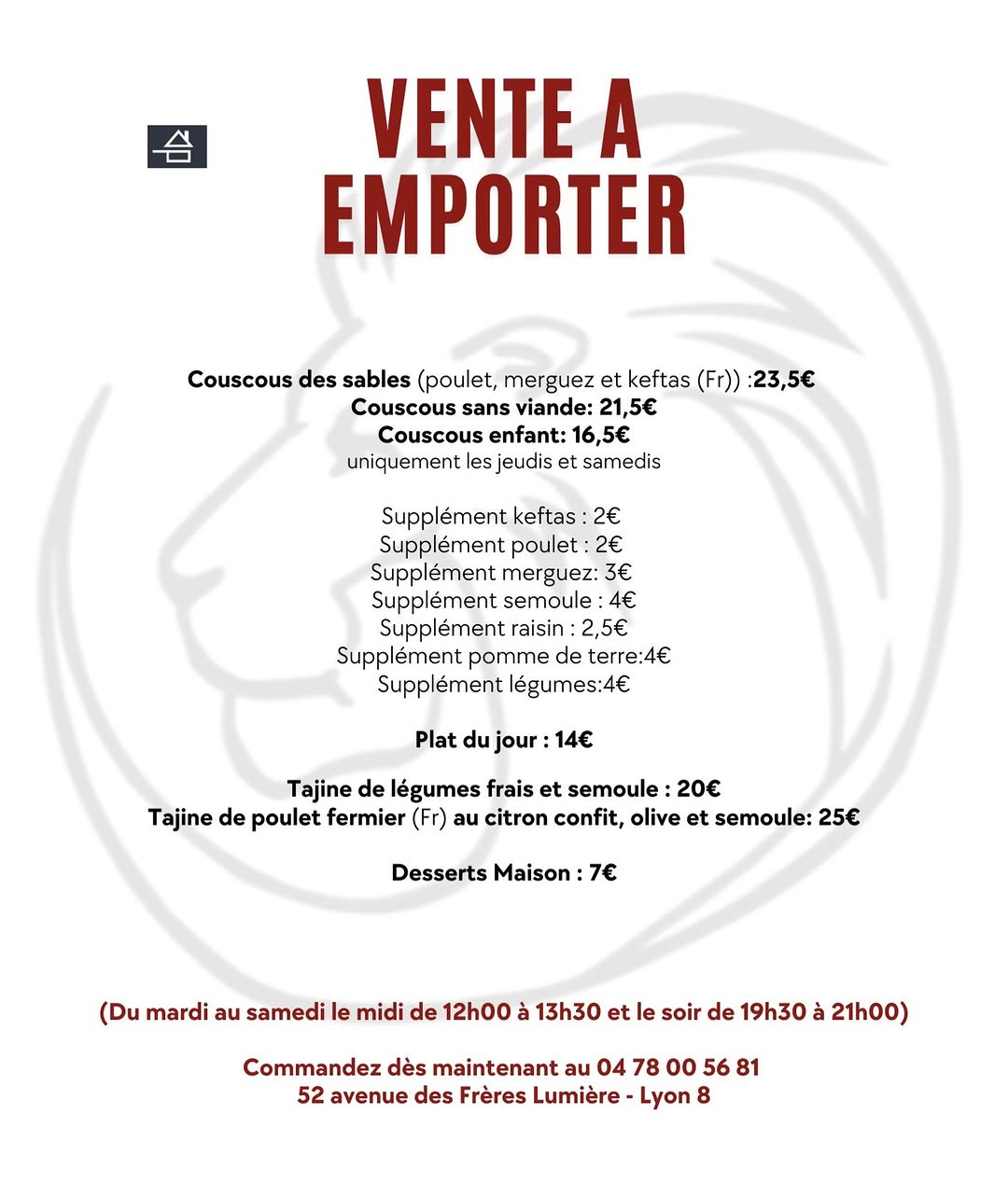 Le Lyon de L'Atlas sur Instagram