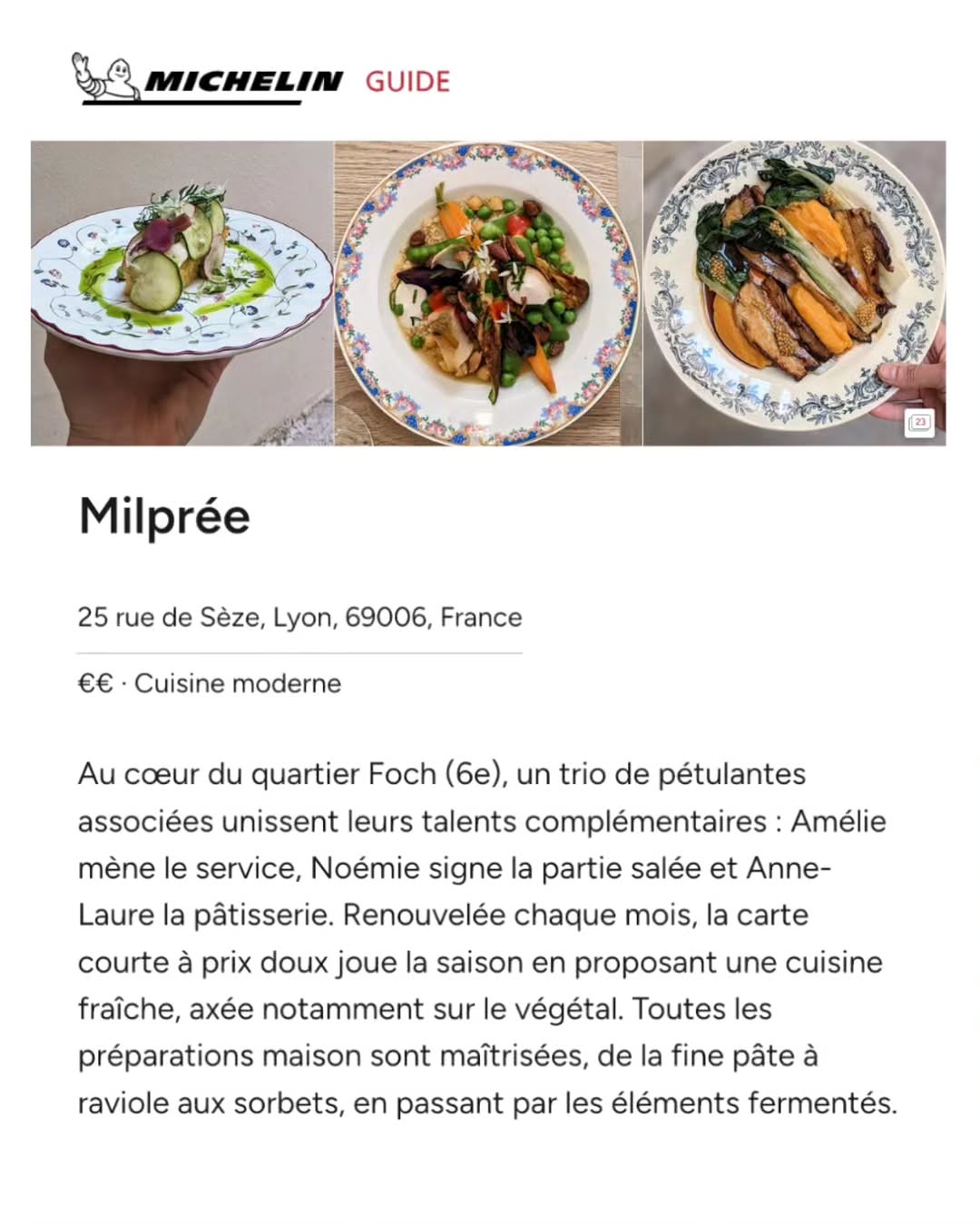 Milprée sur Instagram