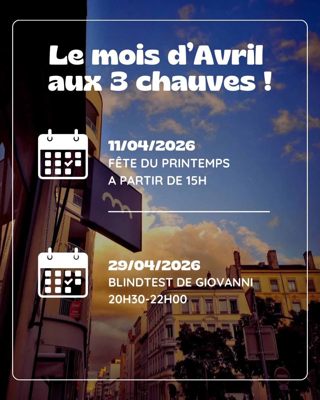 Les 3 Chauves sur Instagram
