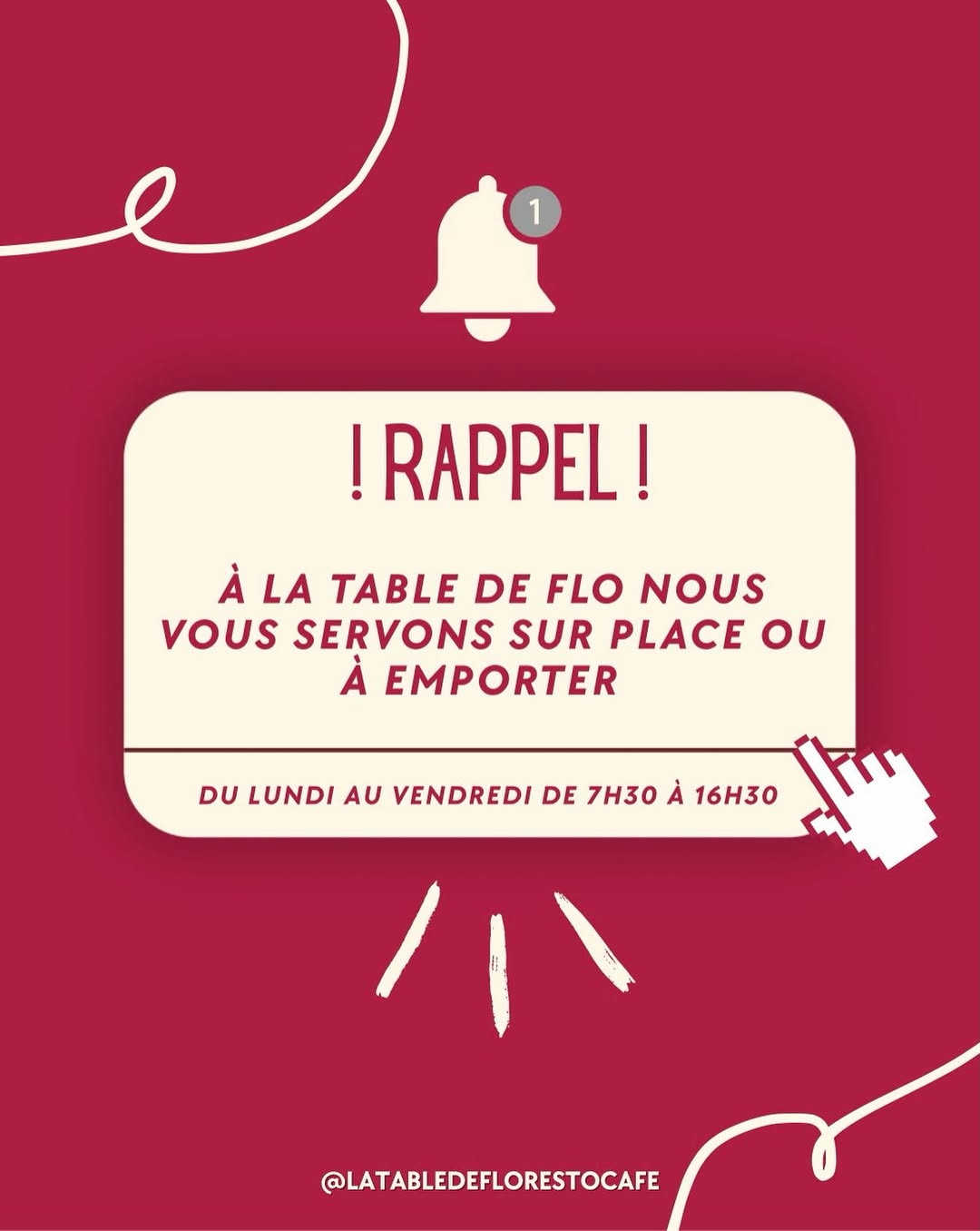 Restaurant Cafe La Table de Flo sur Instagram