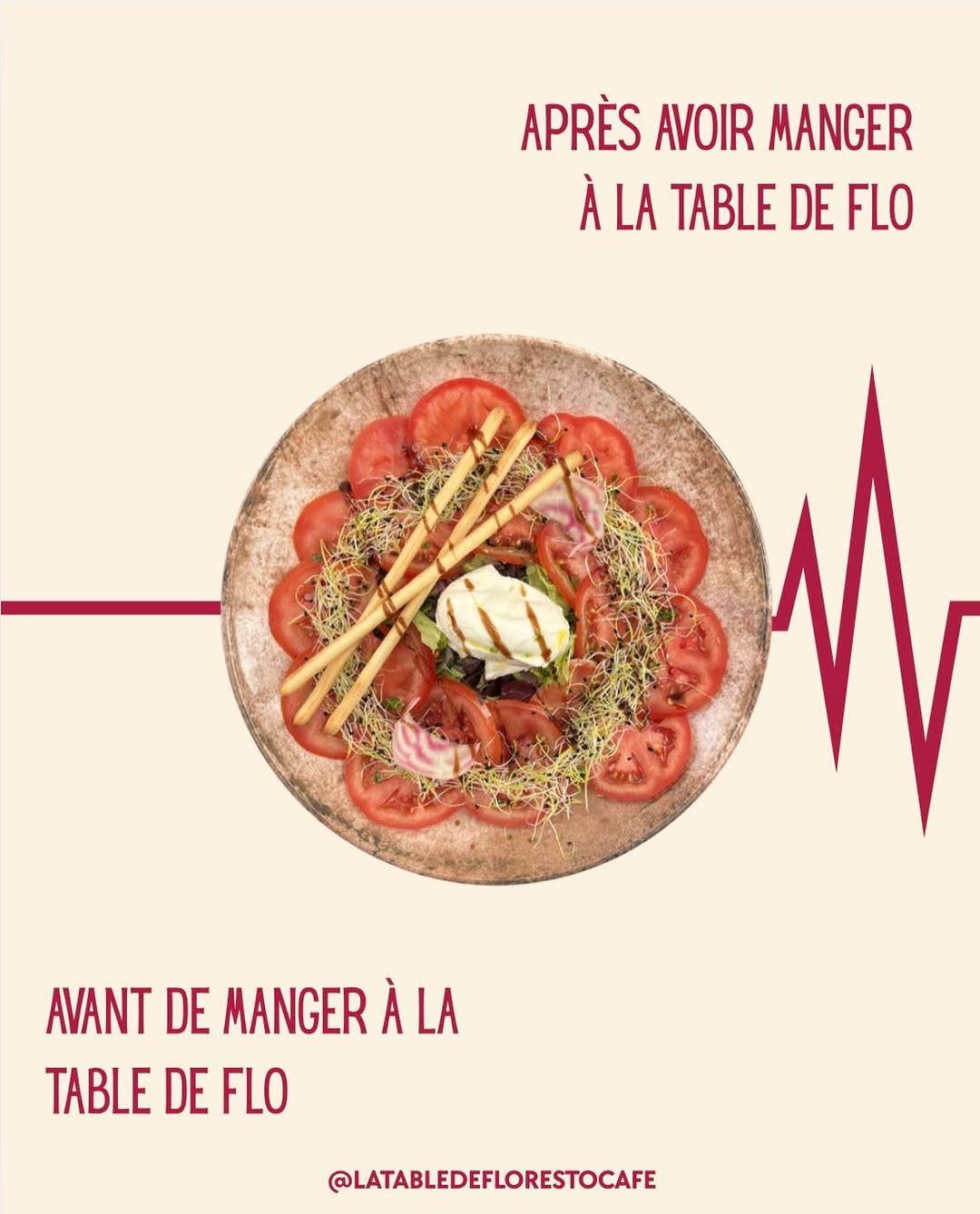 Restaurant Cafe La Table de Flo sur Instagram