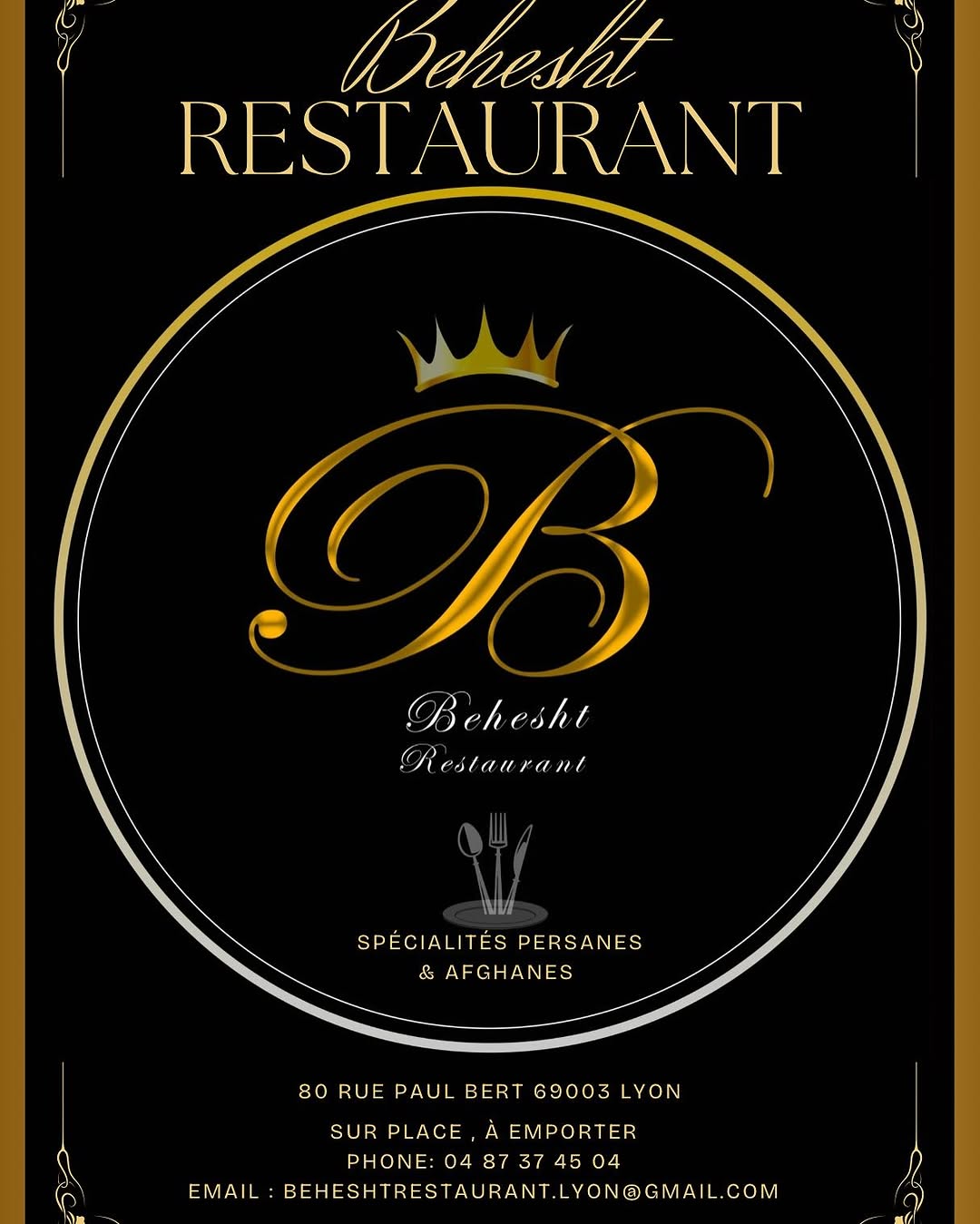 Behesht Restaurant sur Instagram