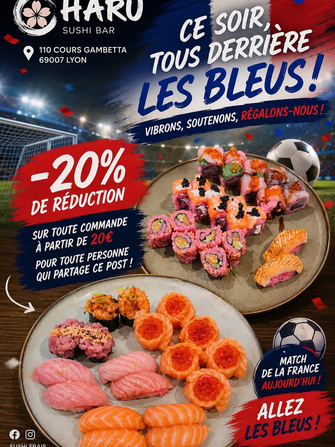 Haru Sushi Bar Gambetta sur Instagram